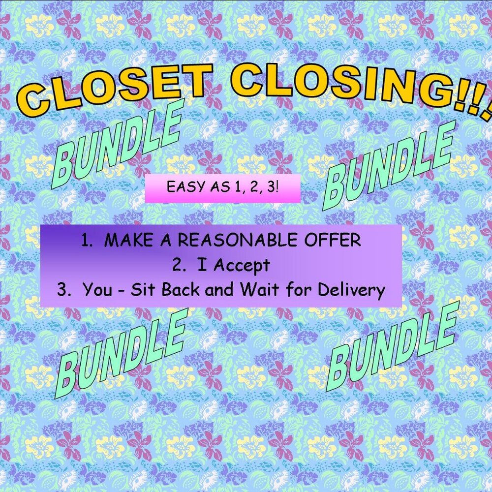 EVERYTHING IN CLOSET!!!